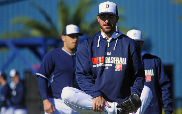Justin Verlander's core muscle has healed enough to throw a bullpen session on Saturday.