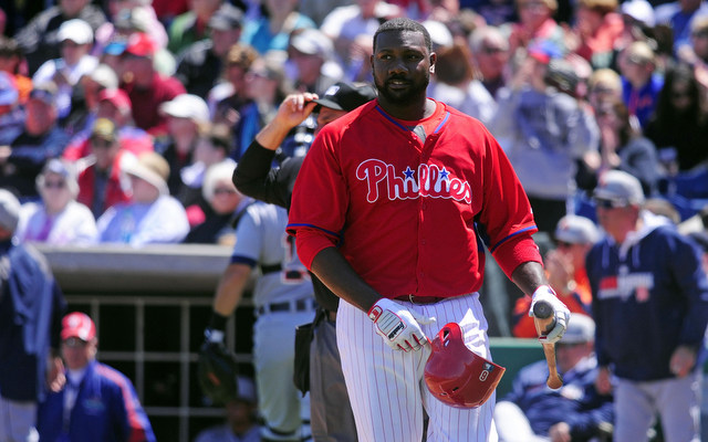Ryan Howard not batting cleanup for first time since 2008