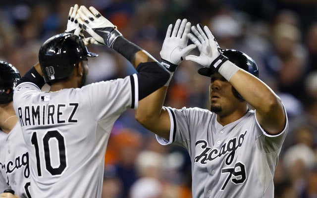 Alexei Ramirez (l.) and Jose Abreu both won Silver Slugger Awards in 2014.