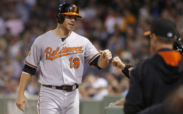 Chris Davis played the role of hero on Monday.