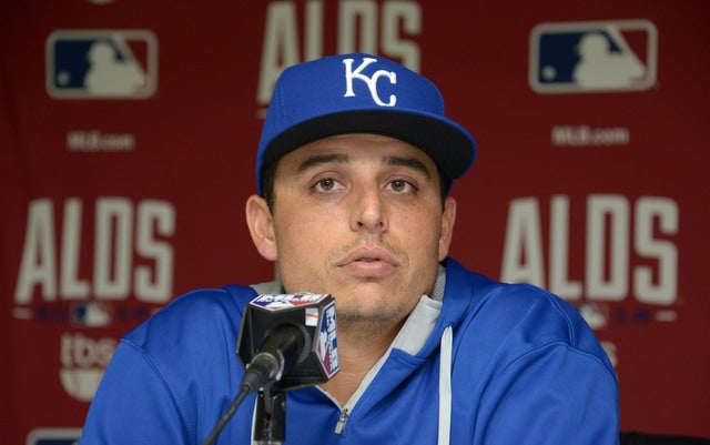 Game 1 starter Jason Vargas was added to the Royals' ALDS roster on Thursday.