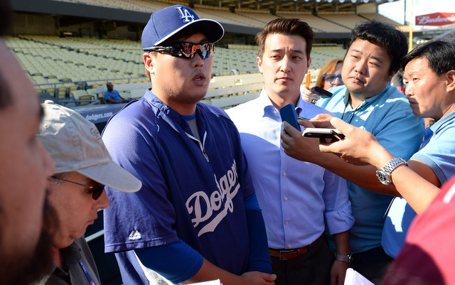 Hyun-Jin Ryu (shoulder) is on the Dodgers' NLDS roster.