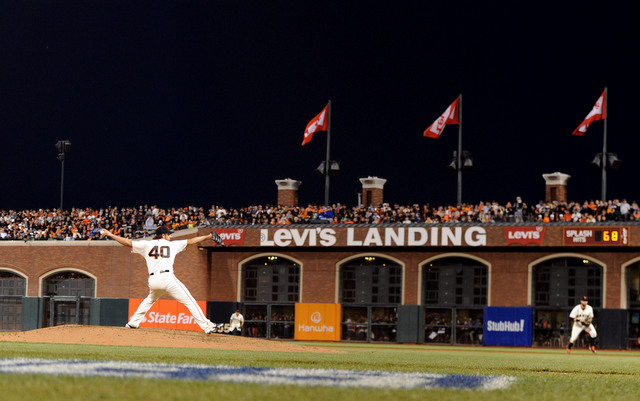 Bumgarner's playoff domination began against the Braves