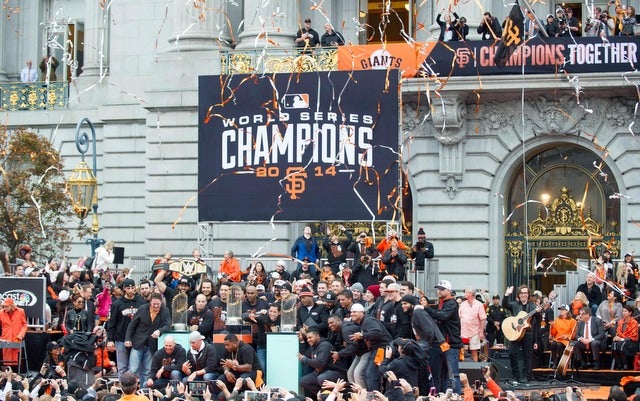 The Giants are coming off their third championship in five seasons.