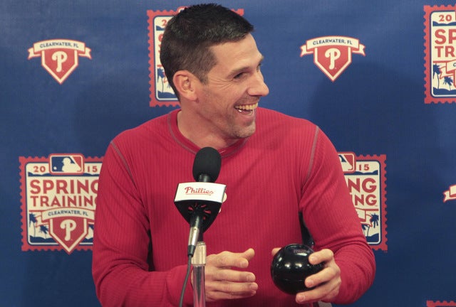 Cliff Lee used a Magic 8 Ball to answer questions on Thursday.