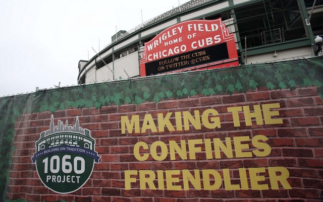 Opening night at Wrigley Field was not all smooth sailing.