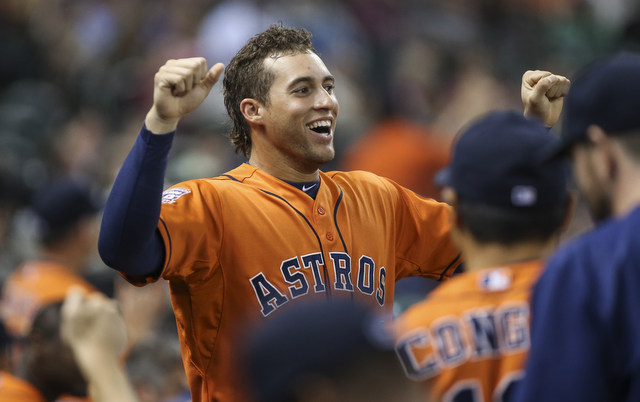 LOOK: George Springer turns clubhouse into 'Club Astros' 