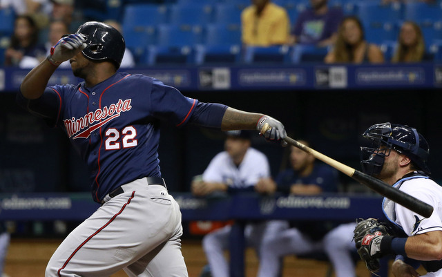 Tropicana Field robbed Miguel Sano of a home run Thursday.