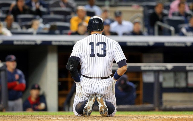 Despite a strong season by Alex Rodriguez, the Yankees fell short of the World Series in 2015.