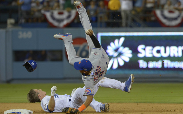 Chase Utley's brutal take out slide kept the Dodgers alive in Game 2.