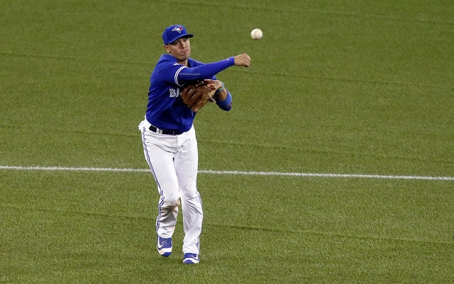 Ryan Goins redeemed himself with a huge Game 3 Monday.