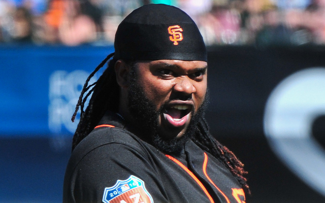 Johnny Cueto takes line drive off head & stays in game; later examined for  concussion