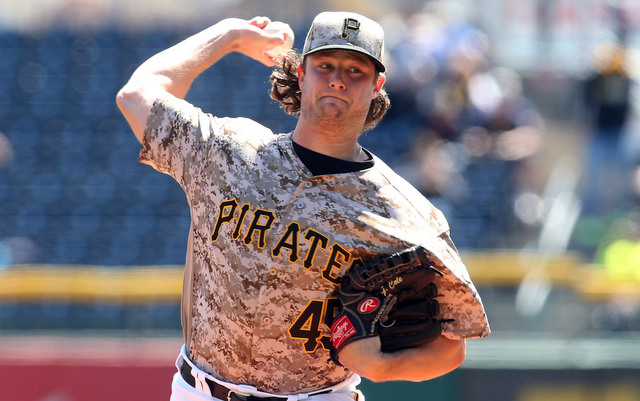 WATCH: Pirates ace Cole lucky to avoid serious injury by line