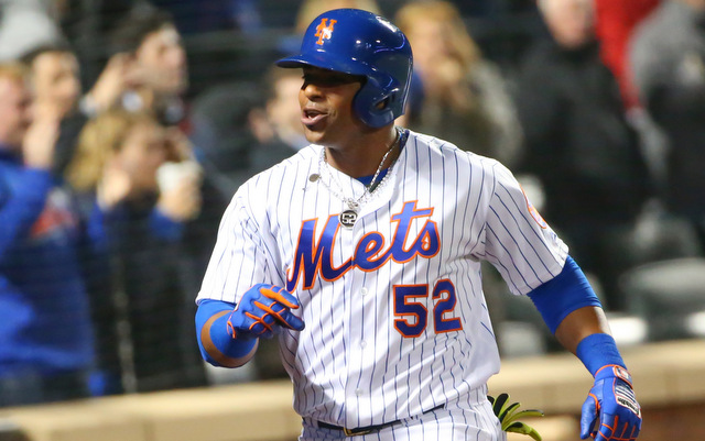 Yoenis Cespedes hit a grand slam and the Mets scored 12 runs in one inning Friday.