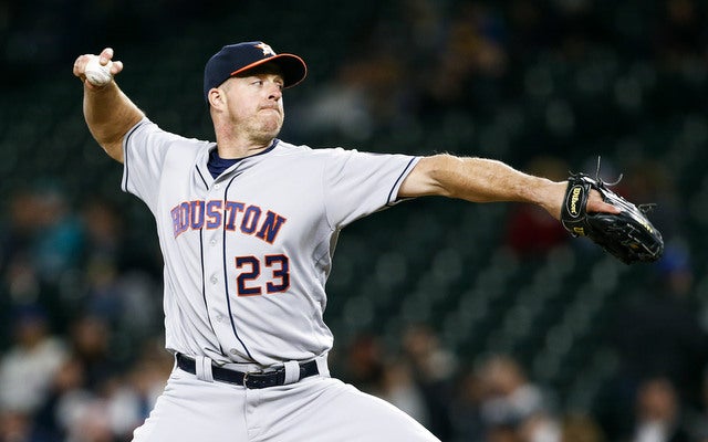 Erik Kratz threw a knuckleball Tuesday night.