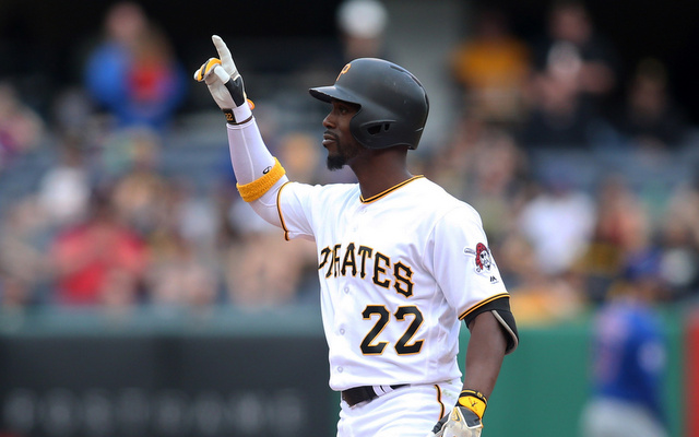 Andrew McCutchen was not happy to be charged with an error Wednesday.