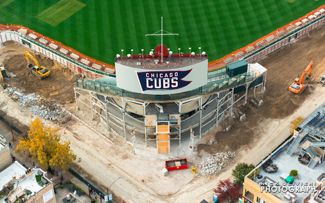 Cubs spruce up 'dumpy' Wrigley with new wallpaper