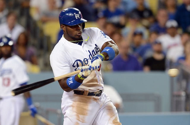 Dodgers recall Yasiel Puig, in starting lineup