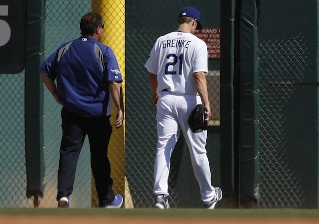 Zack Greinke’s calf injury may spare him from a very long trip to Australia. (USATSI)