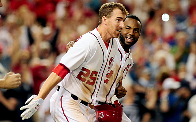 dam LaRoche, perhaps celebrating with teammates over his excellent fare.