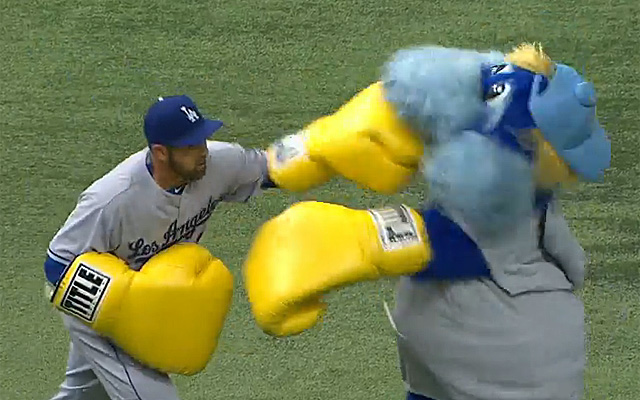 Raymond the Rays Mascot responded to the Yankees Hitting the Batters : r/ baseball