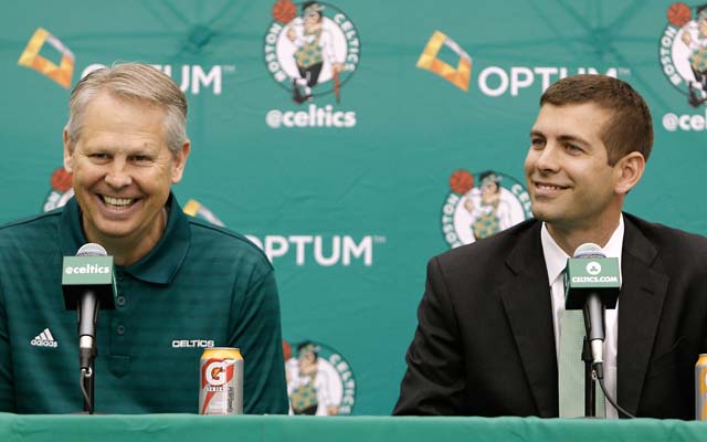 Danny Ainge and Brad Stevens are adrift but in good position?  (USATSI)