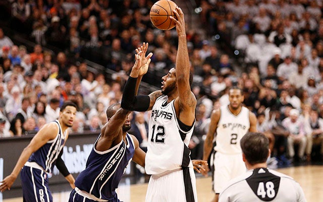 LaMarcus Aldridge has been dominant in Games 1 and 2.  (USATSI)