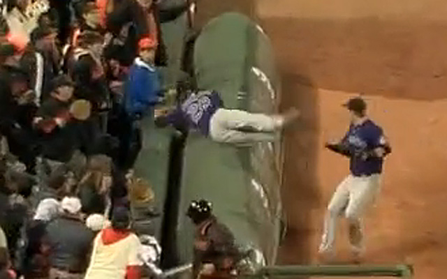 WATCH: Nolan Arenado with early 'catch of the year' nomination 
