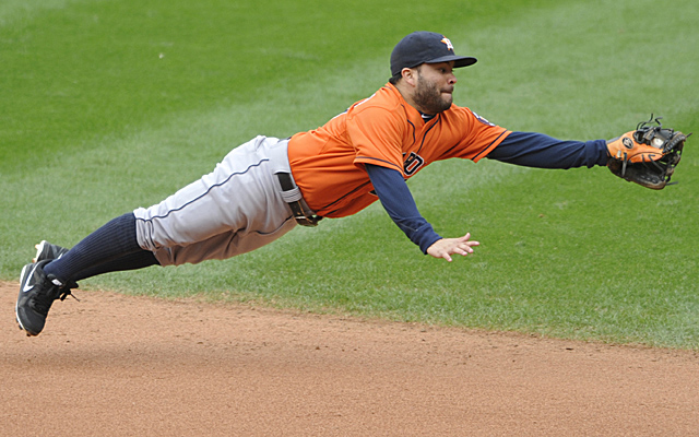 21 JUN 2014: Jose Altuve of the Astros during the regular season game  between the Houston