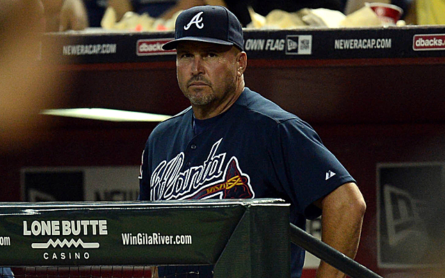 Fredi Gonzalez's Braves haven't been playing well, but they're still in first.