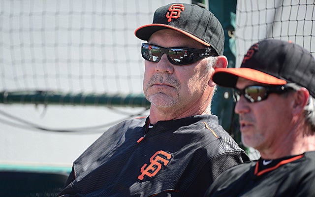 Bruce Bochy's Giants are having a rough spring.