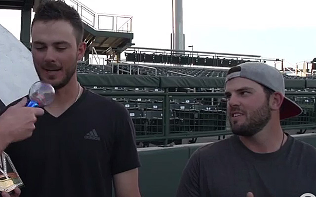 Kris Bryant, Mike Moustakas take on 'Dude Perfect' in challenge 