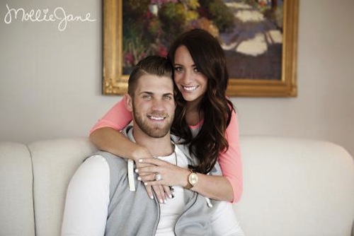 Bryce Harper gets married to Kayla Varner (photos) - Sports