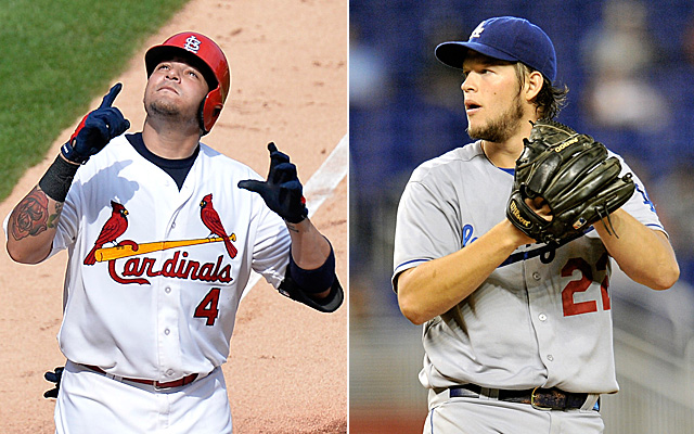 It’s Yadier Molina and the Cardinals versus Clayton Kershaw and the Dodgers in the NLCS. (USATSI)