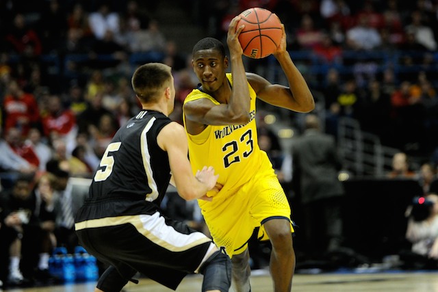 Michigan guard Caris LeVert returns to action after ankle injury ...