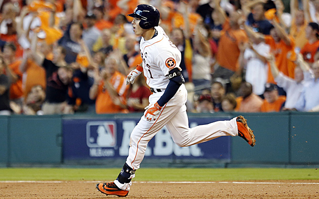 Carlos Correa became the youngest shortstop to ever homer in the playoffs.