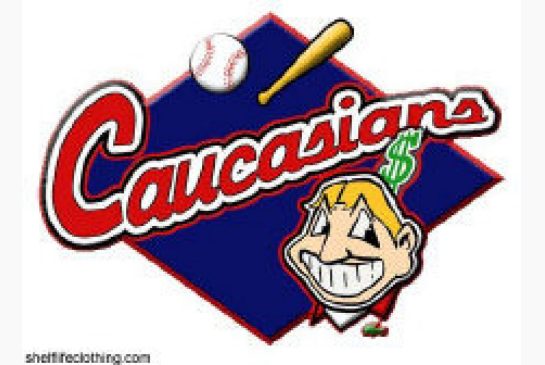 Caucasians' t-shirt satirizes Cleveland Indians' logo 