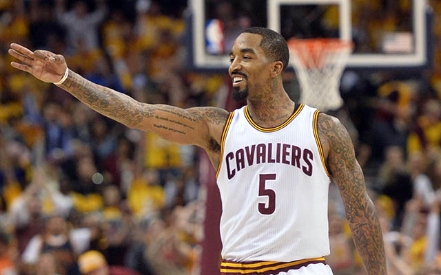 J.R. Smith was red hot in Game 2.  (USATSI)