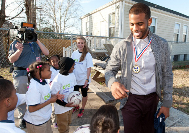 Chris Paul returned to the city he loves, and left this week. (USATSI)