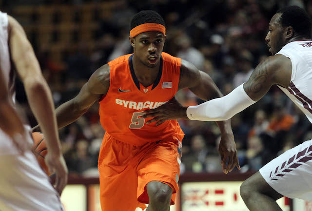 C.J. Fair (16.8 ppg, 5.8 rpg) has been terrific as Syracuse's leader and go-to-guy. (USATSI)