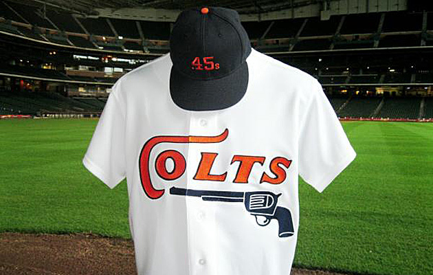 Astros to wear replica Colt .45s uniforms twice in April, gun and