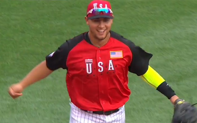 New York Mets prospect Michael Conforto is at the MLB Futures Game