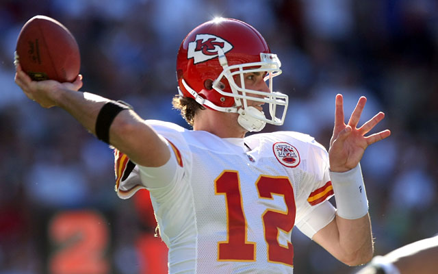 Brodie Croyle started 10 games with the Kansas City Chiefs. (Getty)