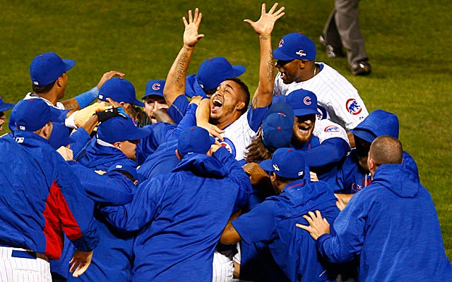 Will the Cubs be having two more of these celebrations?