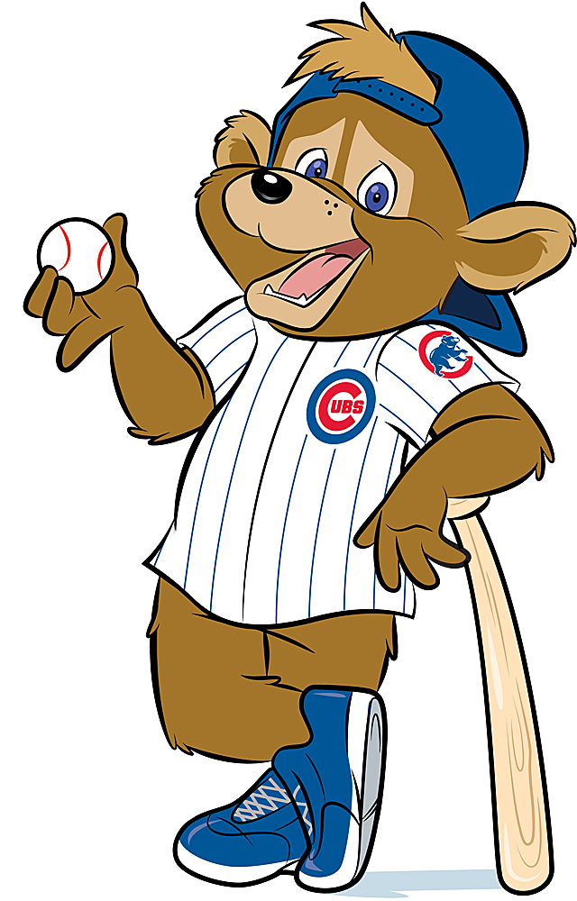 Minimalist Clark The Cub Square Poster Print Chicago Cubs Mascot S. Preston  – S. Preston Art + Designs