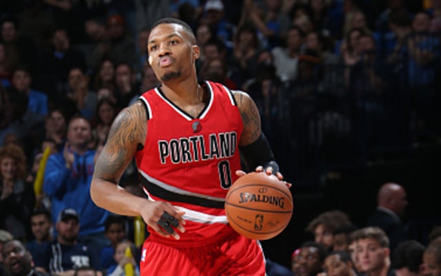 Damian Lillard did his thing Tuesday.  (Getty)