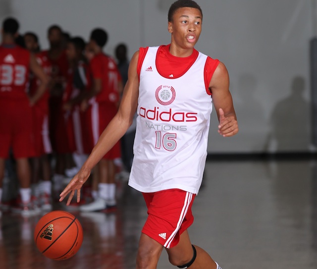 Dante Exum is arguably the best guard prospect in June's NBA draft. (Adidas)