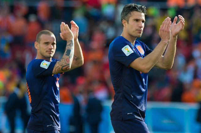 Wesley Sneijder, Robin van Persie and the Netherlands have been a dangerous team thus far. (Getty Images)