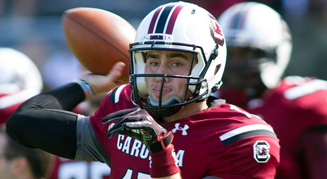 Dylan Thompson and South Carolina are looking to run the offense with 'a little more tempo.' (USATSI)