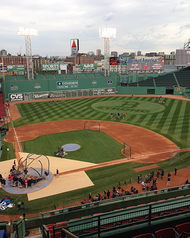 Field Box 3 at Fenway Park 